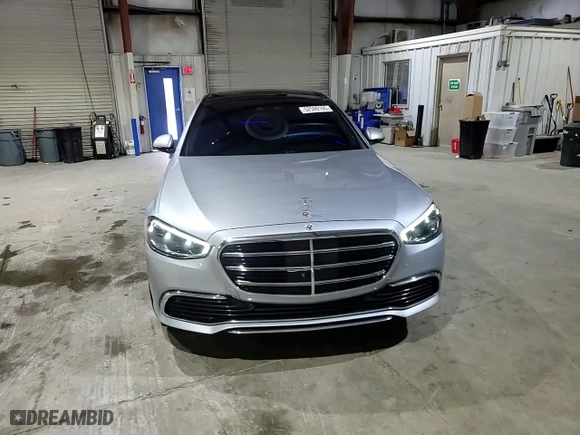 2021 Mercedes-Benz S-Class S 580 with VIN W1K6G7GB7MA040538, listed as a Copart auction lot 52599105 with 30,465 mi miles and Salvage Title. Bid and sale history available at carsss.com. Image 13.