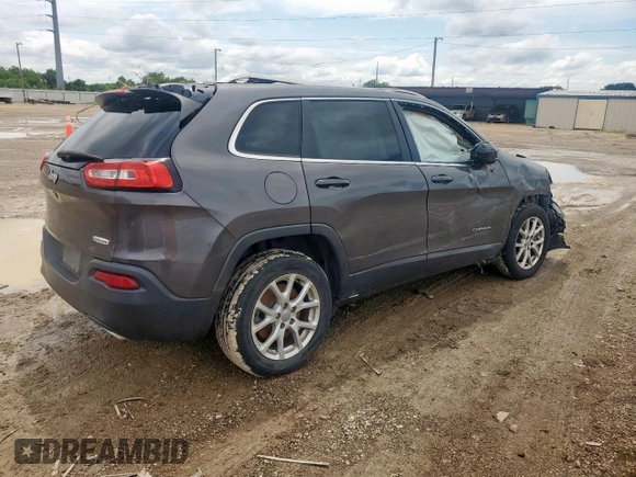2018 Jeep Cherokee Latitude Plus z VIN 1C4PJLLX5JD557003, wystawiony jako Copart lot #60744585 z przebiegiem Nie podano mil oraz Szkoda całkowita • Salvage title. Historia ofert i sprzedaży dostępna na DreamBid. Obrazek 3.