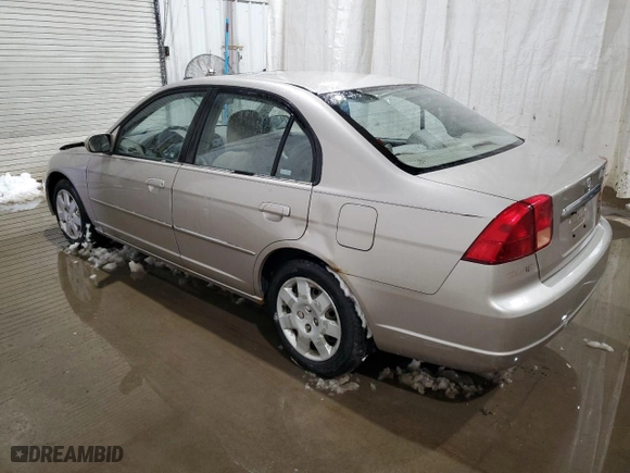2002 Honda Civic EX with VIN 2HGES26832H508276, listed as a Copart auction lot 45103775 with 180,454 mi miles and Salvage Title. Bid and sale history available at carsss.com. Image 2.