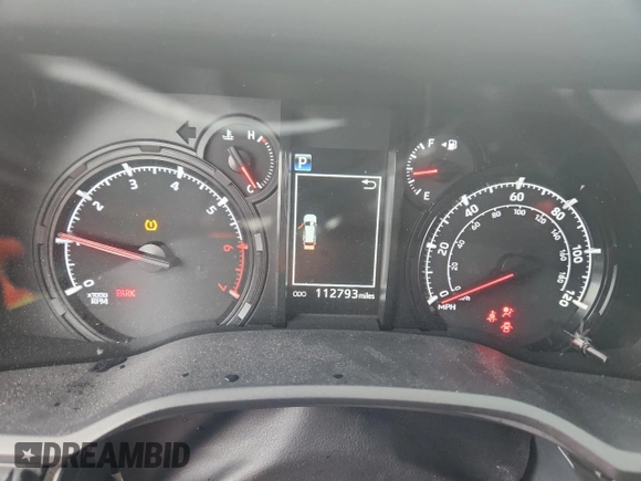 2022 Toyota 4Runner SR5 Premium with VIN JTENU5JR7N5978506, listed as a Copart auction lot 58580865 with 112,793 mi miles and Salvage title. Bid and sale history available at DreamBid. Image 9.