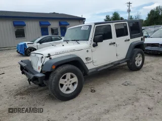 2008 Jeep Wrangler Unlimited Rubicon with VIN 1J8GA69198L547152, listed as a Copart auction lot 61539585 with 158,949 mi miles and Salvage title. Bid and sale history available at DreamBid. Image 1.