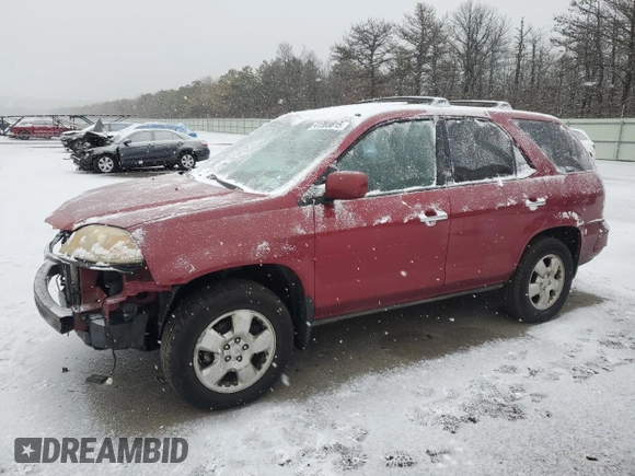 2004 Acura MDX with VIN 2HNYD18244H561316, listed as a Copart auction lot 41393815 with 329,658 mi miles and Salvage Title. Bid and sale history available at carsss.com. Image 1.