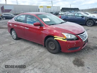 2015 Nissan Sentra SR with VIN 3N1AB7AP7FY350570, listed as a IAAI auction lot 42051668 with 185,362 mi miles and . Bid and sale history available at DreamBid. Image 1.