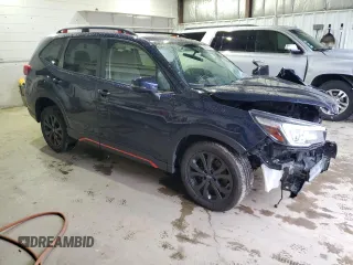 2020 Subaru Forester Special Sports with VIN JF2SKALC0LH556556, listed as a Copart auction lot 58567225 with 70,612 mi miles and Salvage title. Bid and sale history available at DreamBid. Image 4.
