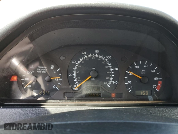 1998 Mercedes-Benz C 230/260/280/320 with VIN WDBHA23G1WA629062, listed as a Copart auction lot 55343095 with 99,364 mi miles and Clean Title. Bid and sale history available at carsss.com. Image 9.
