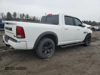 2018 Ram 1500 Night with VIN 1C6RR7MT6JS121901, listed as a Copart auction lot 43044215 with 162,927 mi miles and Salvage Title. Bid and sale history available at carsss.com. Image 3.