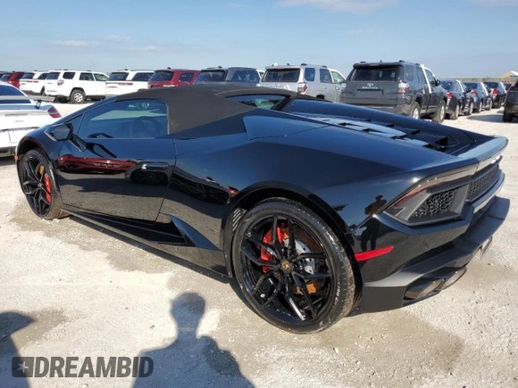 2018 Lamborghini Huracan z VIN ZHWUR2ZF5JLA10561, wystawiony jako Copart lot #75416254 z przebiegiem Nie podano mil oraz Nie do naprawy. Historia ofert i sprzedaży dostępna na DreamBid. Obrazek 2.