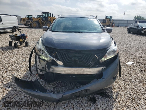 2016 Nissan Murano SV z VIN 5N1AZ2MG8GN161167, wystawiony jako Copart lot #55910765 z przebiegiem 114 829 mil mil oraz Szkoda całkowita • Salvage title. Historia ofert i sprzedaży dostępna na DreamBid. Obrazek 5.