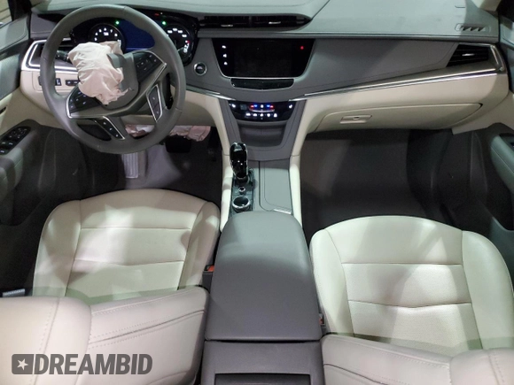 2023 Cadillac XT5 AWD Premium Luxury with VIN 1GYKNDRS6PZ137806, listed as a Copart auction lot 49639235 with 14,502 mi miles and Salvage Title. Bid and sale history available at DreamBid. Image 8.