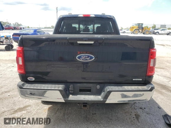 2023 Ford F-150 XL with VIN 1FTFW1E88PFC77984, listed as a Copart auction lot 62222845 with 36,957 mi miles and Salvage title. Bid and sale history available at DreamBid. Image 6.