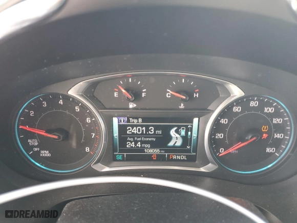 2018 Chevrolet Malibu LT with VIN 1G1ZD5ST3JF150370, listed as a Copart auction lot 46545395 with 108,055 mi miles and Salvage Title. Bid and sale history available at carsss.com. Image 9.