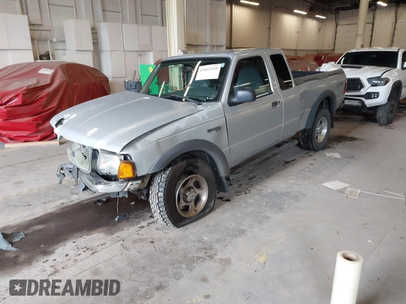 2001 Ford Ranger XL Fleet with VIN 1FTZR15E91TA29391, listed as a IAAI auction lot 41852139 with 235,586 mi miles. Bid and sale history available at carsss.com. Image 22.