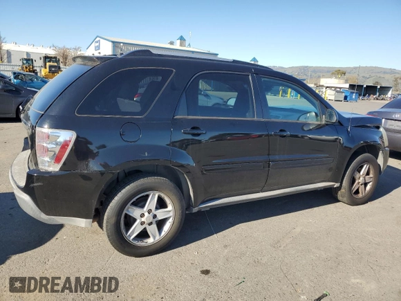 2005 Chevrolet Equinox LT with VIN 2CNDL63F556016829, listed as a Copart auction lot 46444685 with 106,150 mi miles and Salvage Title. Bid and sale history available at carsss.com. Image 3.