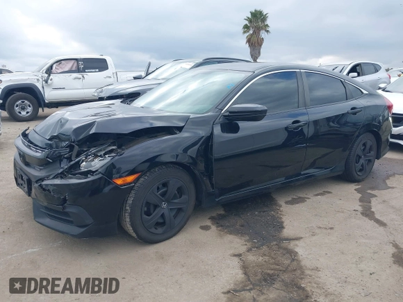 2016 Honda Civic Sedan LX with VIN 2HGFC2F56GH574075, listed as a IAAI auction lot 41904230 with 118,869 mi miles. Bid and sale history available at carsss.com. Image 2.