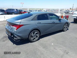 2024 Hyundai Elantra SEL with VIN KMHLS4DG3RU795634, listed as a IAAI auction lot 42506655 with 19,443 mi miles and . Bid and sale history available at DreamBid. Image 4.