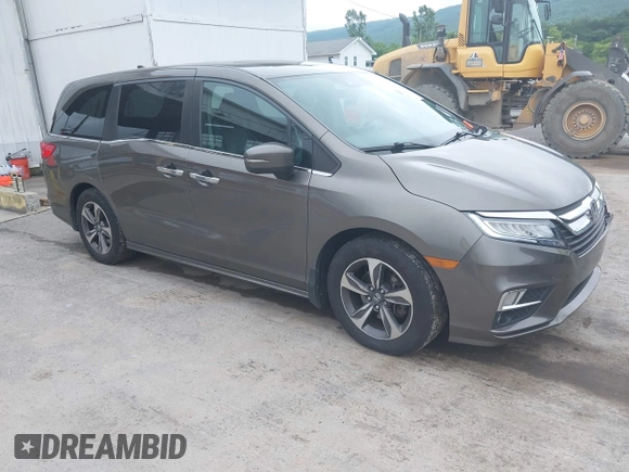 2018 Honda Odyssey Touring with VIN 5FNRL6H89JB057148, listed as a IAAI auction lot 42511909 with 166,438 mi miles and . Bid and sale history available at DreamBid. Image 1.