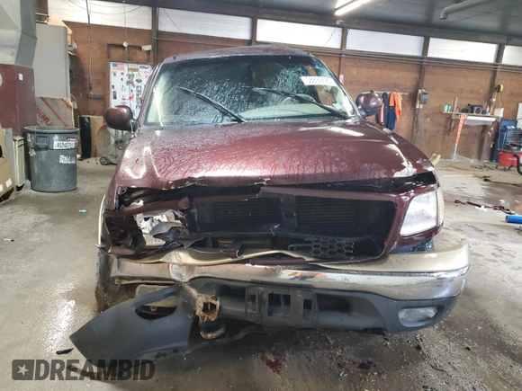 2000 Ford F-150 XL with VIN 2FTRX08L4YCA83664, listed as a Copart auction lot 58899725 with Not provided miles and Salvage title. Bid and sale history available at DreamBid. Image 5.