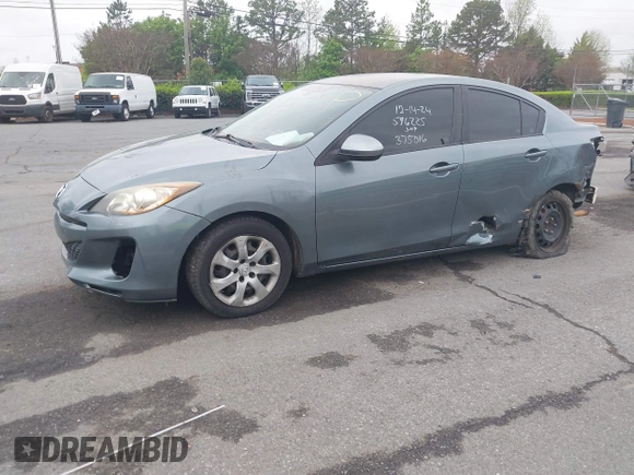 2012 Mazda Mazda3 i Sport with VIN JM1BL1UG4C1596225, listed as a IAAI auction lot 41945747 with 168,984 mi miles. Bid and sale history available at carsss.com. Image 16.