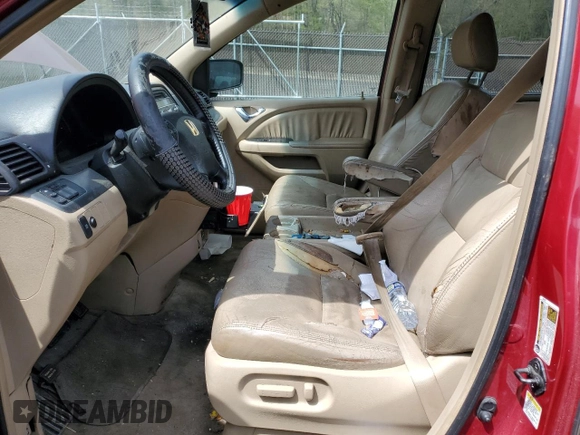 2006 Honda Odyssey EX-L with VIN 5FNRL38686B441345, listed as a Copart auction lot 53683965 with 0 mi miles and Salvage Title. Bid and sale history available at carsss.com. Image 7.