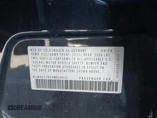 2009 Volkswagen GTI с VIN WVWHD71K69W024412, выставлен на аукционе IAAI как лот 41763292 с пробегом 159 282 миль миль и . История ставок и продаж доступна на DreamBid. Изображение 9.