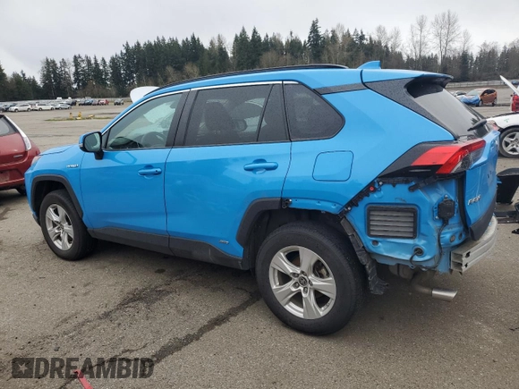 2021 Toyota RAV4 Hybrid LE with VIN 2T3MWRFV6MW114352, listed as a Copart auction lot 48451135 with 118,835 mi miles and Salvage Title. Bid and sale history available at carsss.com. Image 2.