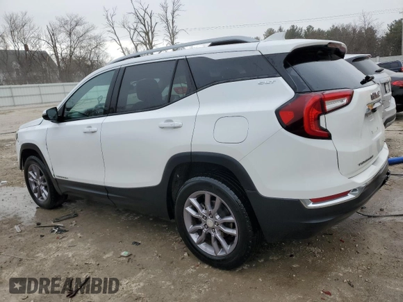 2023 GMC Terrain SLT with VIN 3GKALVEG9PL234444, listed as a Copart auction lot 51701135 with 27,744 mi miles and Salvage Title. Bid and sale history available at carsss.com. Image 2.