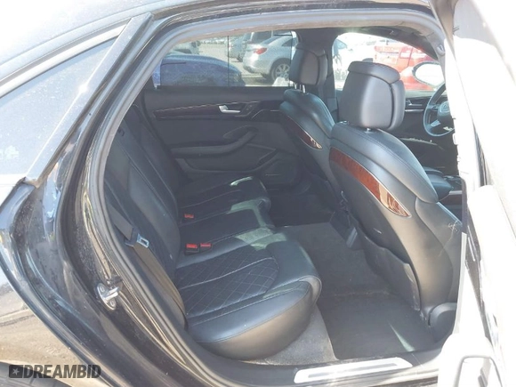 2013 Audi A8 L 4.0L with VIN WAUR2AFDXDN017895, listed as a IAAI auction lot 41609142 with 104,744 mi miles. Bid and sale history available at carsss.com. Image 8.