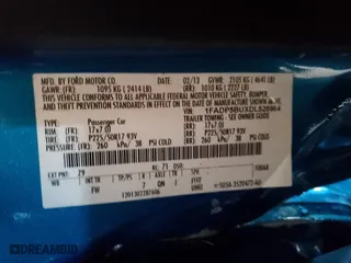 2013 Ford C-Max Hybrid SEL with VIN 1FADP5BUXDL526964, listed as a Copart auction lot 52782485 with 128,671 mi miles and Salvage Title. Bid and sale history available at carsss.com. Image 12.