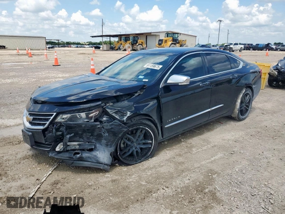 2016 Chevrolet Impala LTZ with VIN 2G1145S3XG9195675, listed as a Copart auction lot 61159675 with 110,183 mi miles and Salvage title. Bid and sale history available at DreamBid. Image 1.
