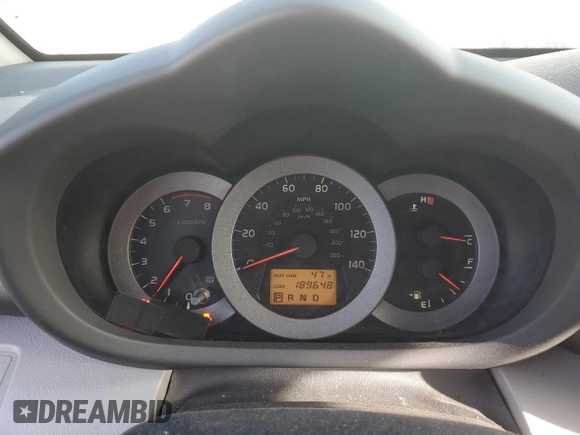 2008 Toyota RAV4 with VIN JTMZD33V786069507, listed as a Copart auction lot 48519705 with 189,648 mi miles and Salvage Title. Bid and sale history available at carsss.com. Image 9.