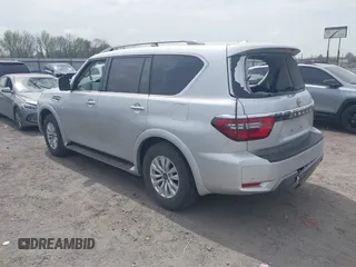 2021 Nissan Armada SV z VIN JN8AY2AD6M9661144, wystawiony jako IAAI lot #41854432 z przebiegiem 91 888 mil mil oraz . Historia ofert i sprzedaży dostępna na DreamBid. Obrazek 3.