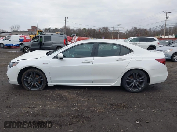 2019 Acura TLX w/A-Spec Pkg with VIN 19UUB1F61KA002075, listed as a IAAI auction lot 40991938 with 49,402 mi miles. Bid and sale history available at carsss.com. Image 14.