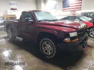 2003 Dodge Dakota with VIN 1D7FL16X23S110090, listed as a Copart auction lot 42705065 with 0 mi miles and Non Repairable. Bid and sale history available at carsss.com. Image 4.