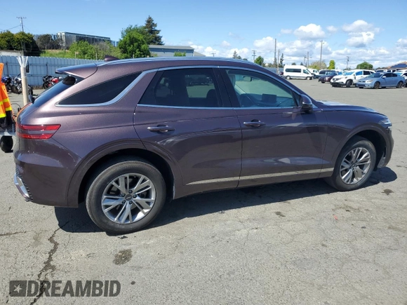 2023 Genesis GV70 2.5T with VIN KMUMADTB9PU095628, listed as a Copart auction lot 51536305 with 49,853 mi miles and Salvage Title. Bid and sale history available at DreamBid. Image 3.