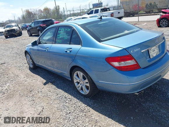 2011 Mercedes-Benz C 300 Sport with VIN WDDGF5EB6BR146993, listed as a IAAI auction lot 41936600 with 121,957 mi miles and . Bid and sale history available at DreamBid. Image 3.