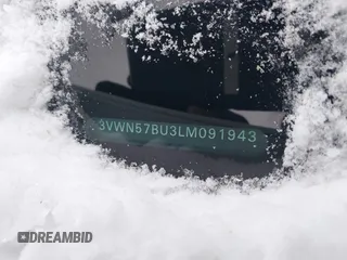 2020 Volkswagen Jetta S с VIN 3VWN57BU3LM091943, выставлен на аукционе IAAI как лот 41292319 с пробегом 83 995 миль миль и . История ставок и продаж доступна на DreamBid. Изображение 9.