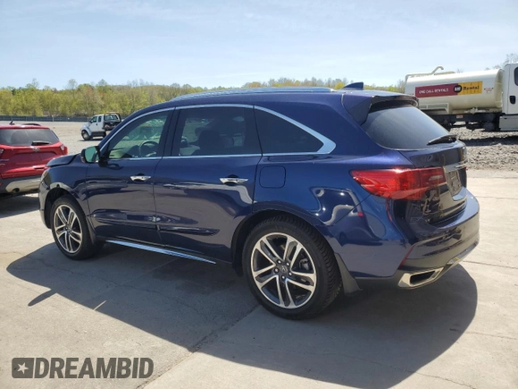 2018 Acura MDX Advance with VIN 5J8YD4H8XJL004325, listed as a Copart auction lot 55131815 with 63,306 mi miles and Salvage title. Bid and sale history available at DreamBid. Image 2.