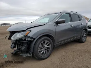 2016 Nissan Rogue SV with VIN 5N1AT2MT6GC824326, listed as a Copart auction lot 88476785 with 70,111 mi miles and Salvage Title. Bid and sale history available at carsss.com. Image 1.