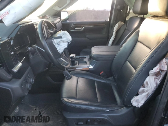 2023 Chevrolet Silverado 1500 RST with VIN 3GCUDEED9PG357715, listed as a Copart auction lot 48953515 with 33,845 mi miles and Salvage Title. Bid and sale history available at DreamBid. Image 7.