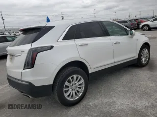 2019 Cadillac XT5 FWD with VIN 1GYKNARS5KZ215029, listed as a Copart auction lot 52828495 with 74,525 mi miles and Salvage title. Bid and sale history available at DreamBid. Image 3.