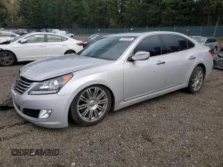 2015 Hyundai Equus Ultimate z VIN KMHGH4JH7FU097861, wystawiony jako Copart lot #52369885 z przebiegiem 21 008 mil mil oraz Szkody całkowita. Historia ofert i sprzedaży dostępna na DreamBid. Obrazek 1.