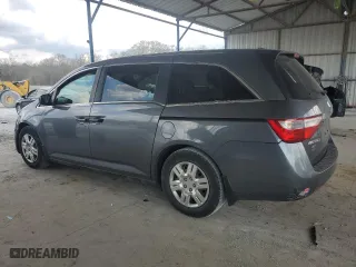 2012 Honda Odyssey LX with VIN 5FNRL5H27CB114813, listed as a Copart auction lot 48942345 with 204,061 mi miles and Salvage Title. Bid and sale history available at carsss.com. Image 2.