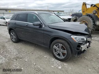 2021 Mercedes-Benz GLC with VIN W1N0G8EB3MV271060, listed as a Copart auction lot 51304835 with 24,540 mi miles and Salvage Title. Bid and sale history available at carsss.com. Image 4.