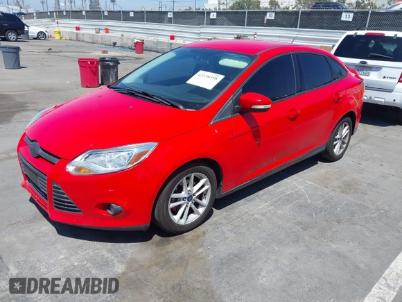 2014 Ford Focus SE with VIN 1FADP3F28EL323912, listed as a IAAI auction lot 42158398 with 161,288 mi miles and . Bid and sale history available at carsss.com. Image 2.