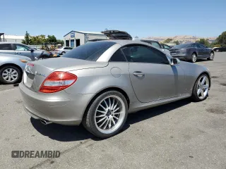 2005 Mercedes-Benz SLK-Class with VIN WDBWK56F15F025117, listed as a Copart auction lot 66379784 with 135,695 mi miles and Clean Title. Bid and sale history available at carsss.com. Image 3.
