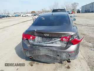 2014 Infiniti Q50 Hybrid Sport with VIN JN1AV7AR7EM703030, listed as a IAAI auction lot 41661844 with 128,202 mi miles. Bid and sale history available at carsss.com. Image 16.