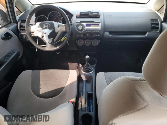 2007 Honda Fit with VIN JHMGD37477S055538, listed as a Copart auction lot 73222124 with 125,205 mi miles and Salvage Title. Bid and sale history available at carsss.com. Image 8.