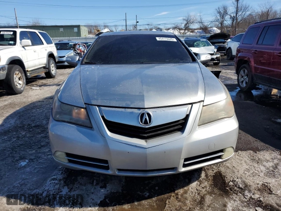 2009 Acura RL Tech Pkg with VIN JH4KB26659C002380, listed as a Copart auction lot 45475645 with 222,875 mi miles and Salvage Title. Bid and sale history available at carsss.com. Image 5.