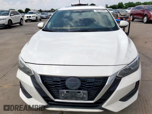 2021 Nissan Sentra SV with VIN 3N1AB8CV8MY324736, listed as a Copart auction lot 59736685 with 139,372 mi miles and Salvage title. Bid and sale history available at DreamBid. Image 5.