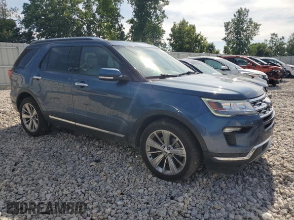 2019 Ford Explorer Limited with VIN 1FM5K8F87KGA10669, listed as a Copart auction lot 62849155 with 130,696 mi miles and Clean title. Bid and sale history available at DreamBid. Image 4.